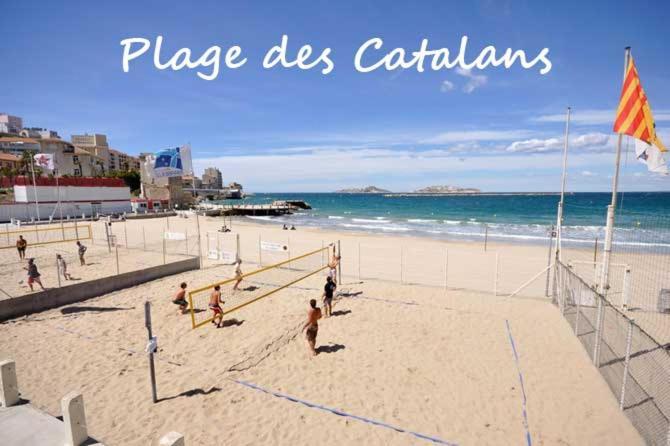T2 Plage Catalans-Vieux Port Apartment Marseille Bagian luar foto